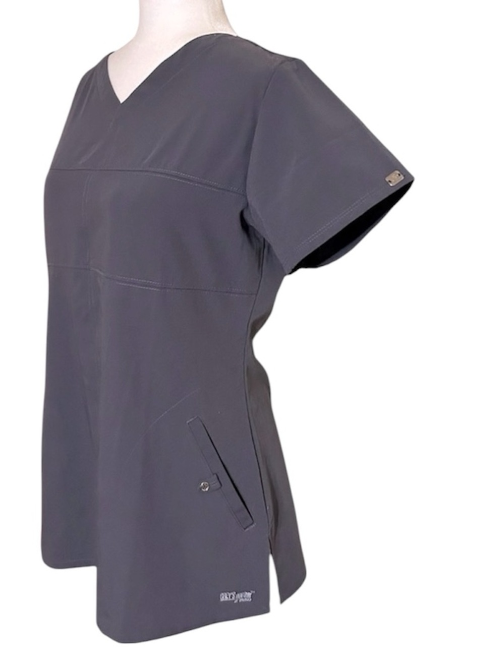 Grey’s Anatomy Slate Gray Scrub Top